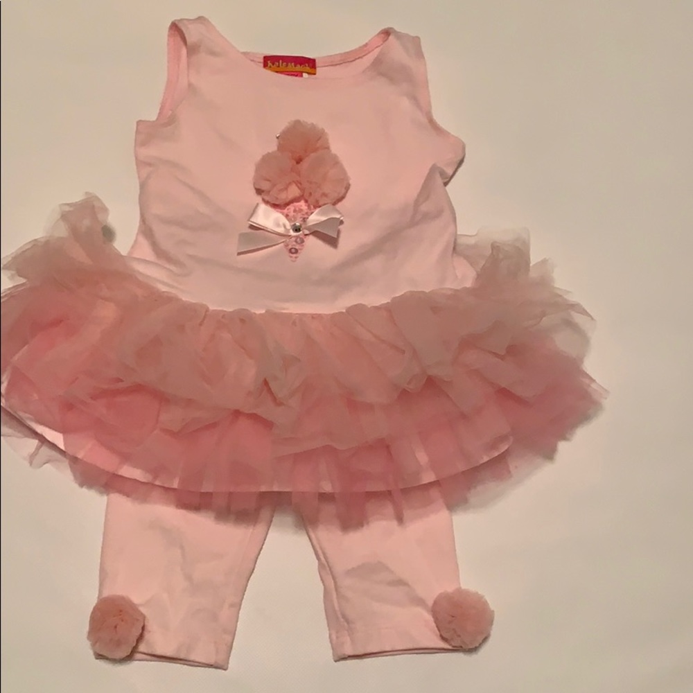 2T Kate Mack pink tulle ice cream set